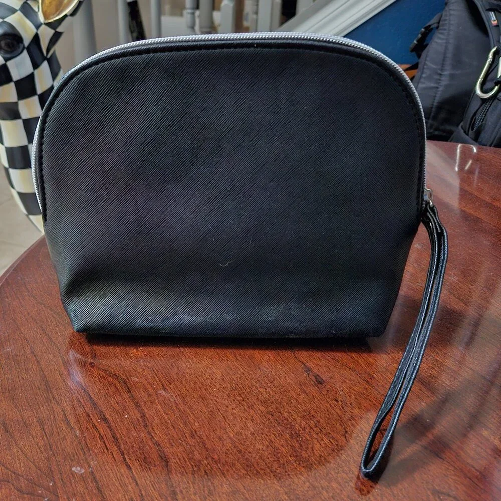 NEW KNESKO SKIN BLACK OBSIDIAN GEMSTONE FACE FACIAL ROLLER & TRAVEL STORAGE BAG